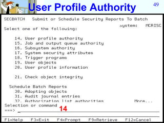 User Profile Authority   49




      14
 