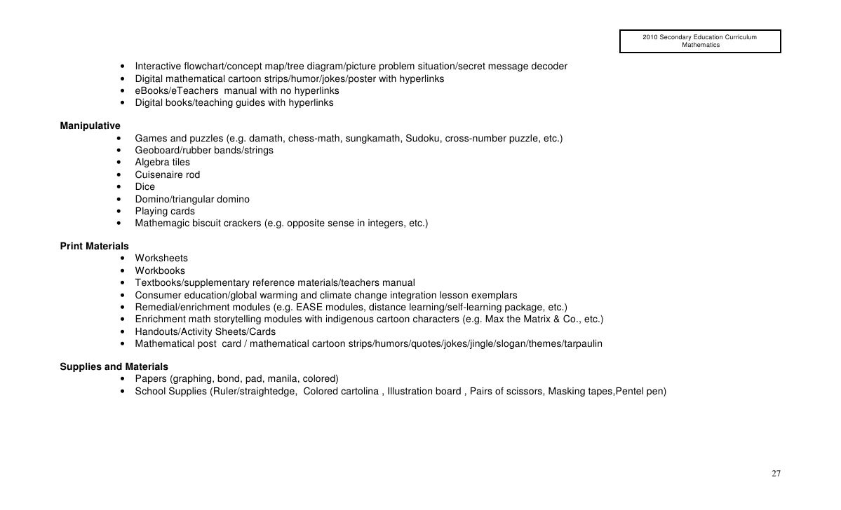 worksheet Central Tendency Worksheets 2010 sec yeariiicurriculumguidemathematics mathematical simulations 26 27