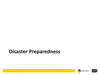 Disaster Preparedness
 