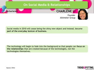 On Social Media & Relationships
@charleneli                                        CHARLENE LI
                           ...