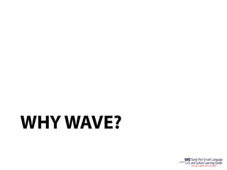Waves are, in turn, embeddable (e.g., blogs)Let’s take a look.