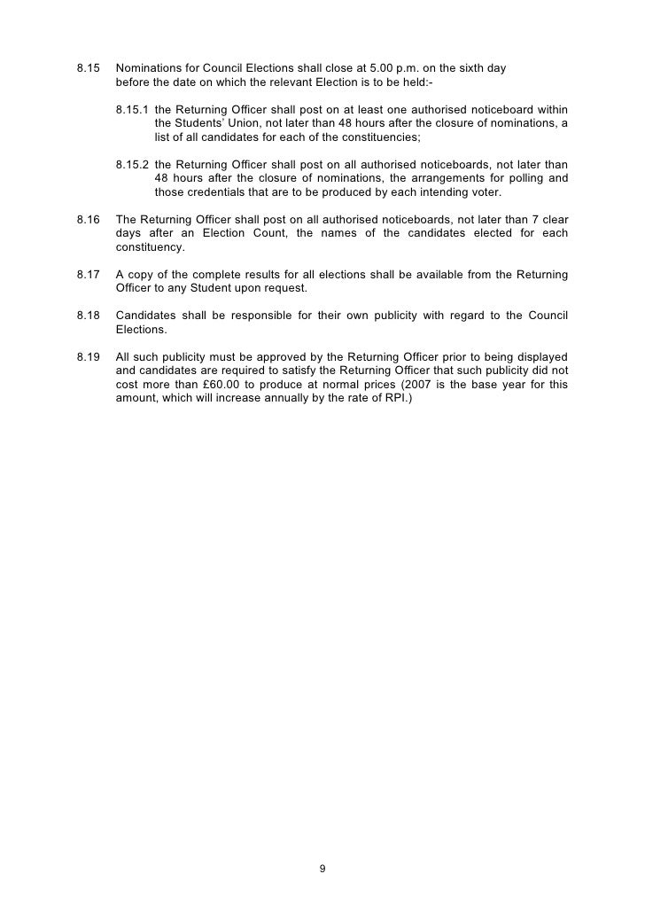 cancellation letter bt 2010 src elections advice for candidates october 2010 cancellation letter bt 2010 src elections advice for candidates october 2010