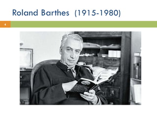 Roland Barthes  (1915-1980)  