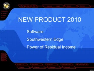 NEW PRODUCT 2010 Software Southwestern Edge Power of Residual Income 