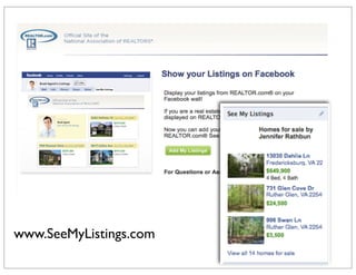 www.SeeMyListings.com
 