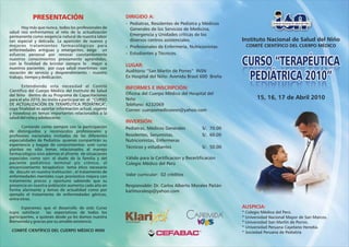 Terapeutica Pediatrica-Triptico