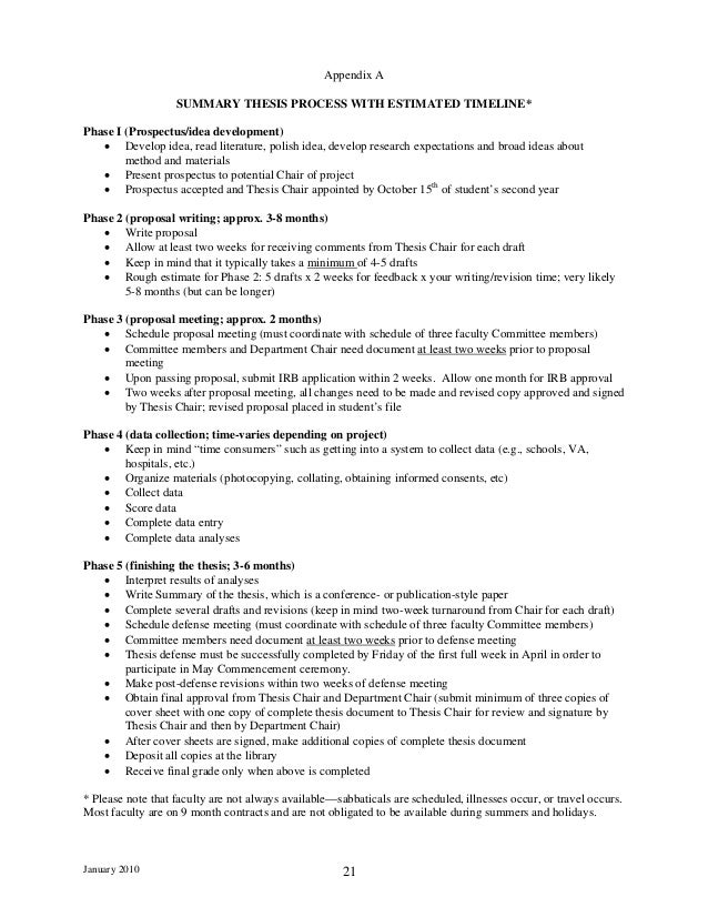 Associate program material appendix e outline and thesis statement guide