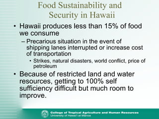 2010 Taste of the Hawaiian Range CTAHR presentation