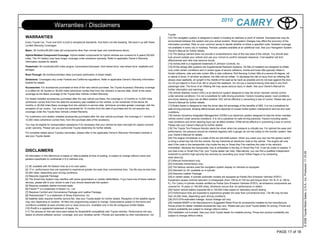 2010 Toyota Camry | PDF