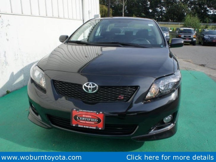Boston Used 2010 Toyota Corolla S