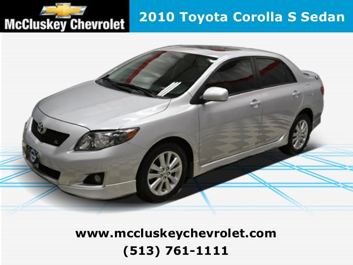 Used 2010 Toyota Corolla S Sedan Kings Automall Cincinnati, Ohio