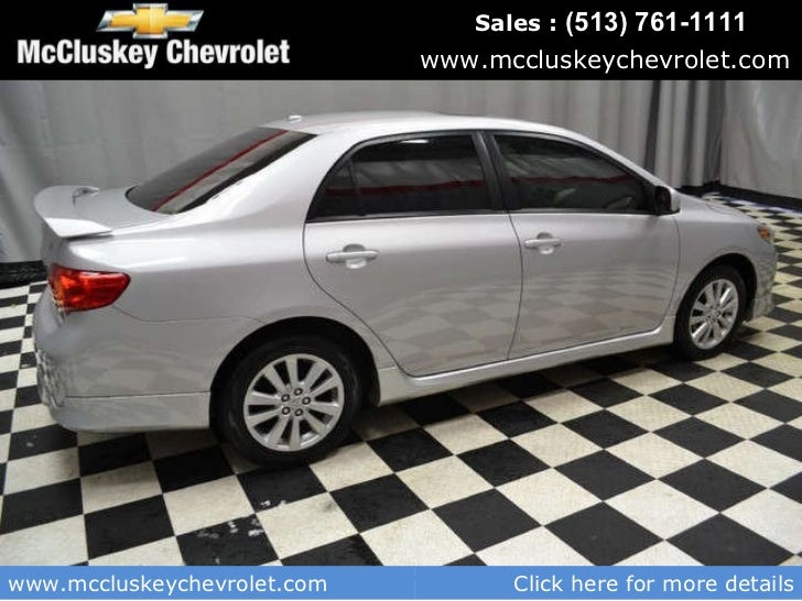 Used 2010 Toyota Corolla S Sedan Kings Automall Cincinnati, Ohio