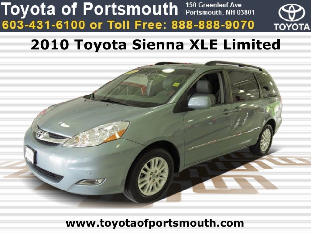 2010 Toyota Sienna XLE Limited - Portsmouth NH Toyota Dealer