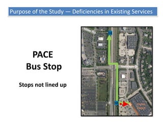 Purpose of the StudyIdentify Deficiencies in Existing ServicesInfrastructure