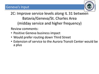 Miscellaneous RevenuesStakeholder InputStakeholder Input