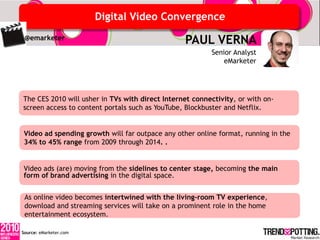 Digital Video Convergence
 @emarketer
                                                 PAUL VERNA
                        ...