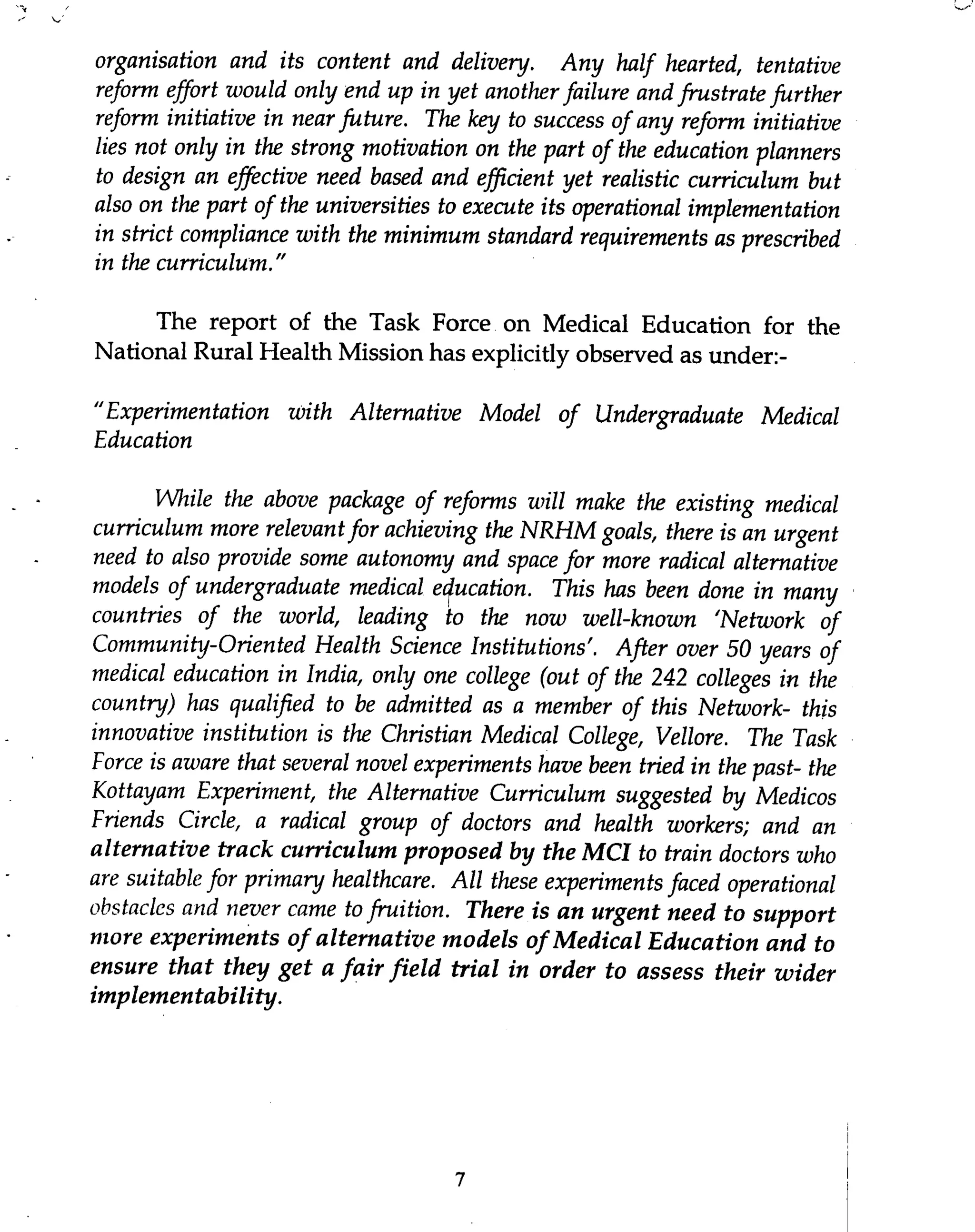 2010 vision background paper