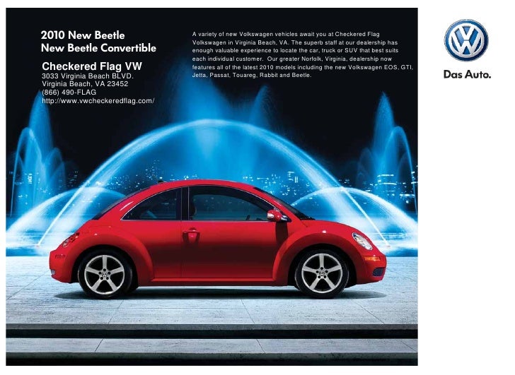 Checkered Flag Vw >> 2010 Volkswagen Beetle Virginia Beach Checkered Flag Vw >> 2010 Volkswagen Beetle Virginia Beach