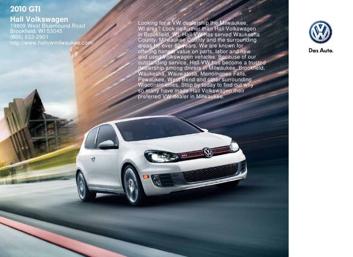 2010 Volkswagen GTI Milwaukee