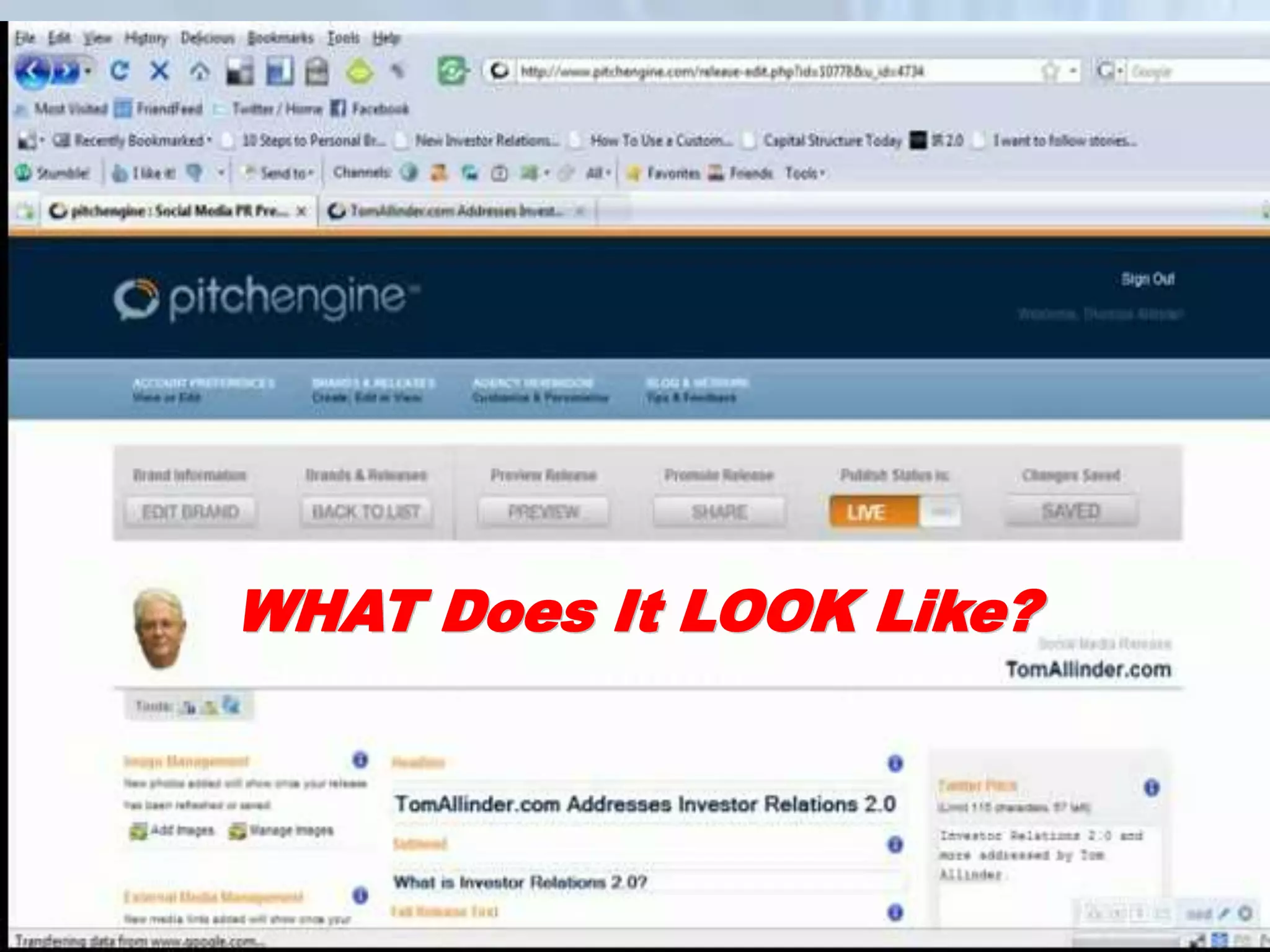 WHAT Does It LOOK Like?
 