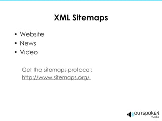 XML Sitemaps Website News Video Get the sitemaps protocol: http://www.sitemaps.org/  