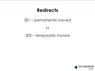 Redirects 301 – permanently moved vs 302 – temporarily moved 