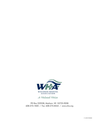 PO Box 259038, Madison, WI 53725-9038
608-274-1820 / Fax: 608-274-8554 / www.wha.org




                                                 11-2010-TG500
 