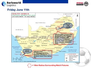 5 x 1st round; 1 x 2nd round; 1 x quarter final; 1 x 3rd place playoff