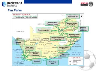 Supporters arrive around 6th June until departure after post tours