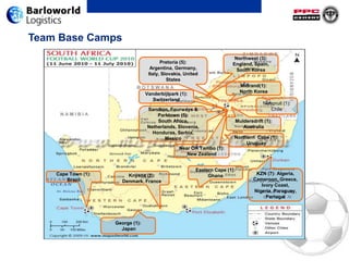 Hosting cities - matches Cape Town (8)