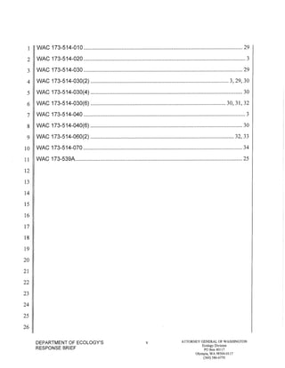 Squaxin Island Tribe v. Gregoire Ecology response brief