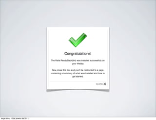 terça-feira, 18 de janeiro de 2011
 