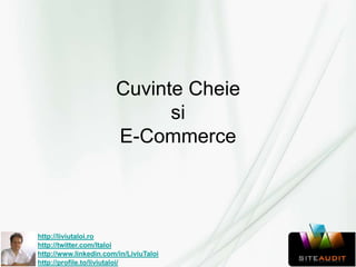 Cuvinte CheiesiE-Commerce 