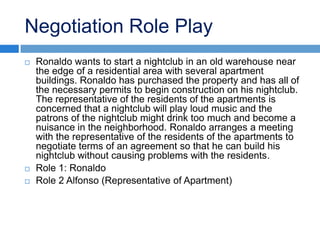 Interdependent goals are important within negotiation: