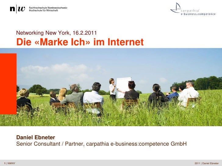 FHNW Networking New York Die Marke Ich im