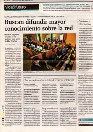 Buscan difundir mayor conocimiento sobre la red