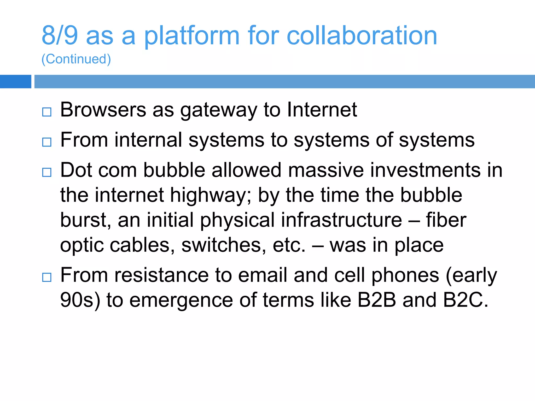 Johanson &a Vahlne – 1990 (2)Service firms may internationalize in a different mannerInternationalization processes should be related to processes in the environment (market, network, industry, technology, etc.)Behavioral model could be supplemented by economic modelsStrategic thinking should supplement emergent development, chance, and necessity