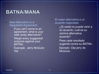 Distributive NegotiationGoals of one party are in fundamental, direct conflict to another party.