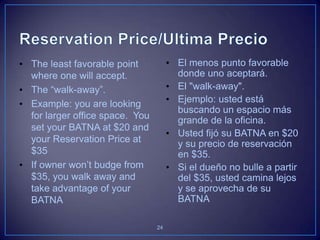 La negociación distributiva está todo sobre quién consigue (o paga) cuánto. Está también donde más para mí los medios menos para usted. 5