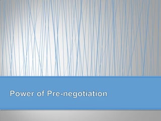 Two Types of Negotiations