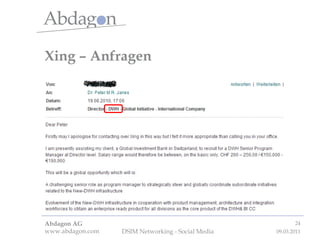 Xing – Anfragen 
