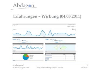 Erfahrungen – Wirkung (04.03.2011) 
