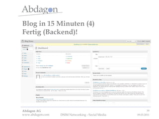 Blog in 15 Minuten (4) Fertig (Backend)! 