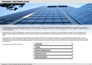 Heckl Consulting Hamburg Angebotsüberblick