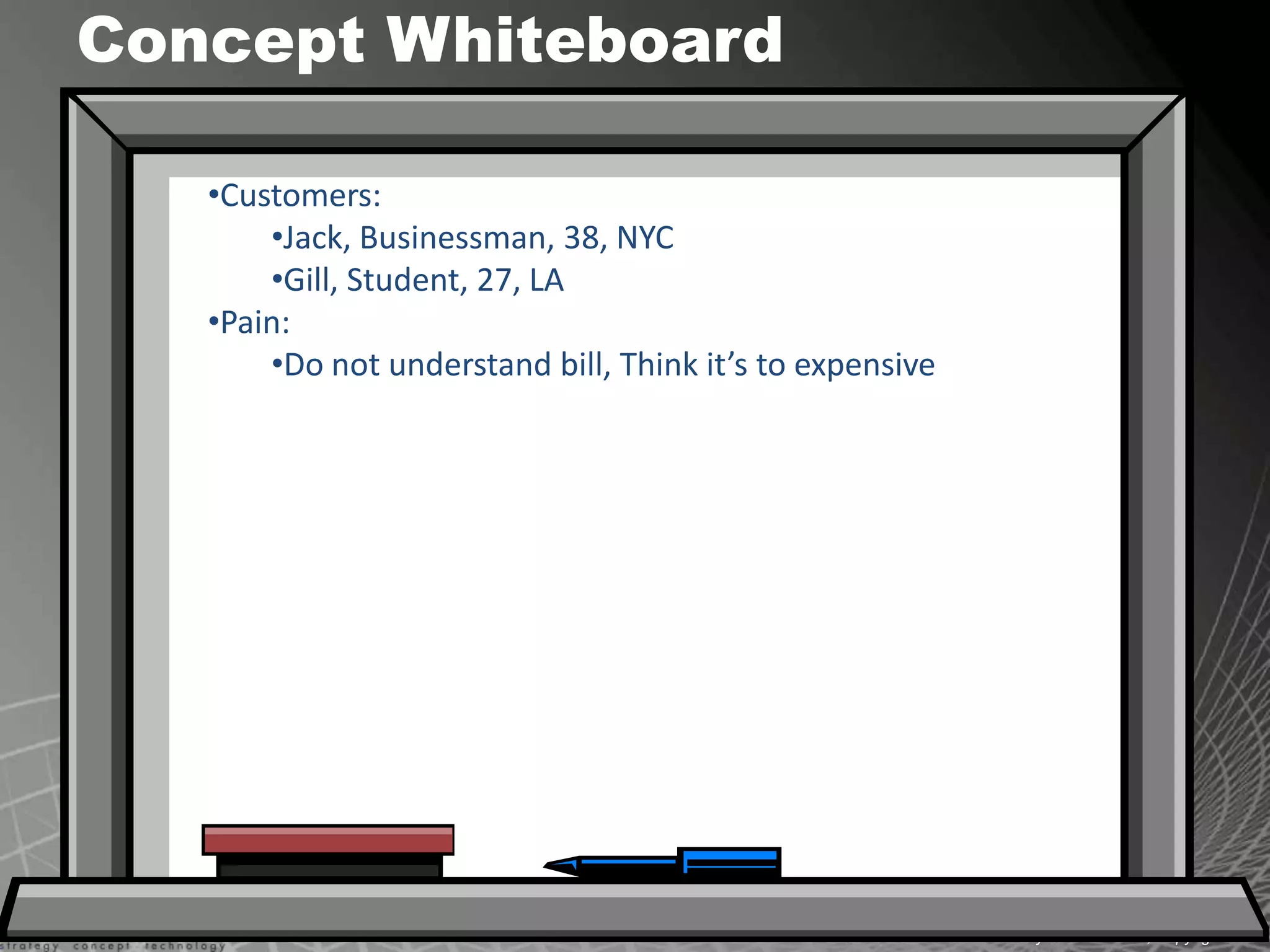 Message: Our customer service is much better!