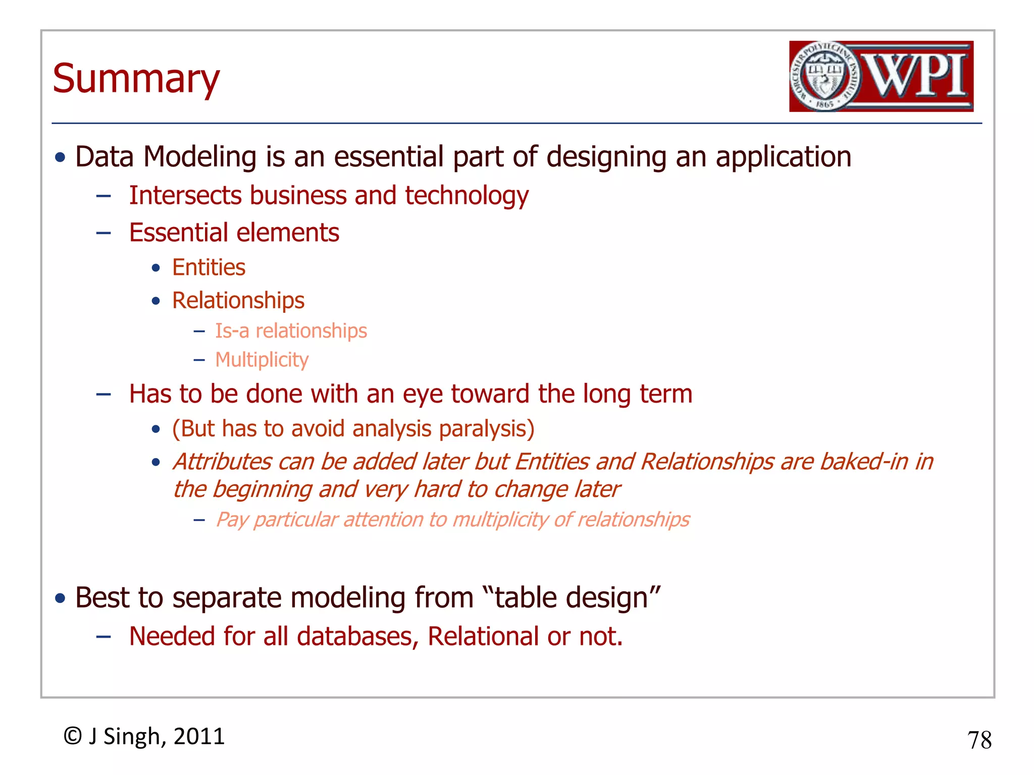 CS 542 Putting it all together -- Storage Management