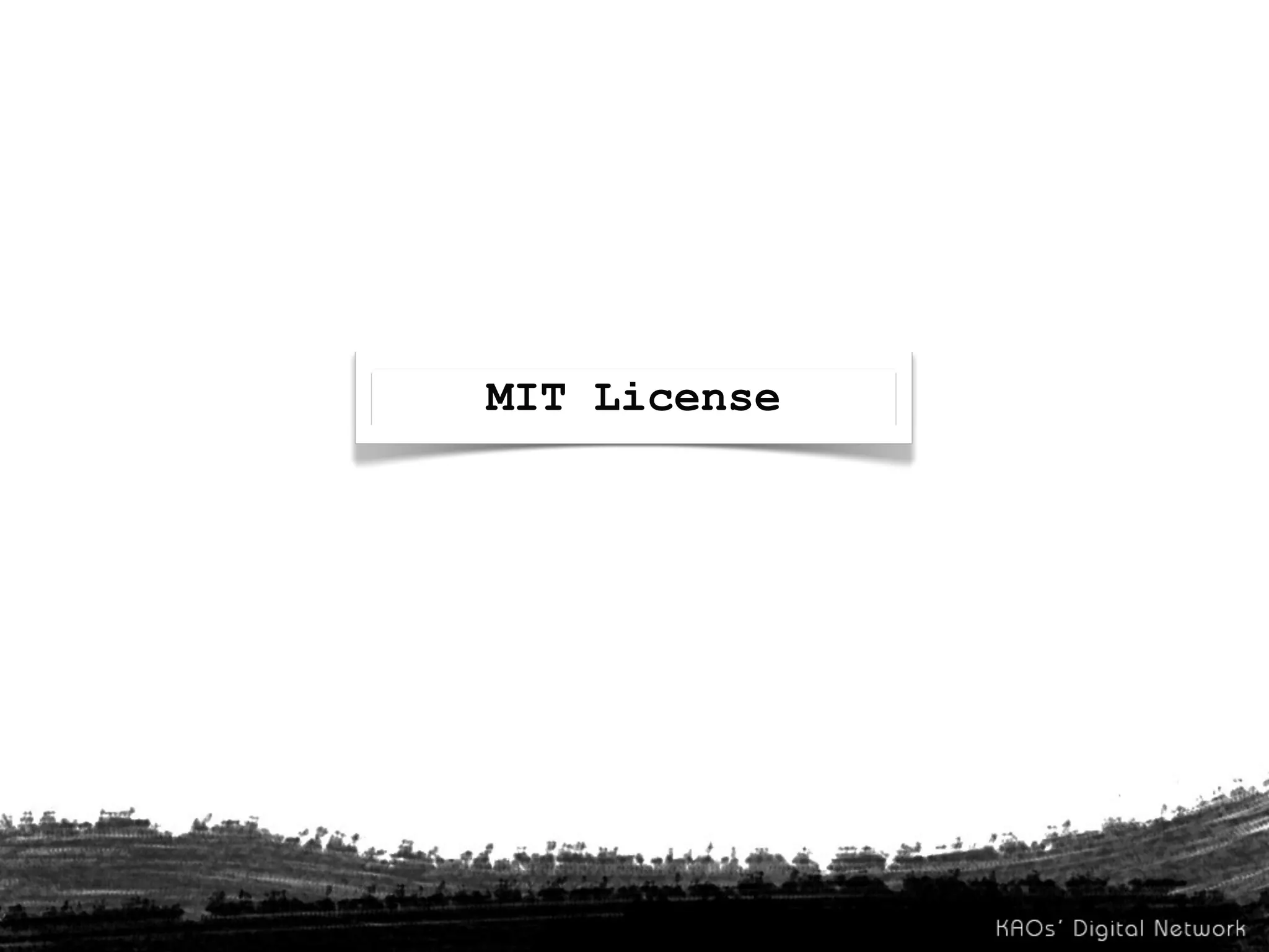 MIT License
 
