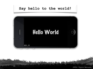 Say hello to the world!
 
