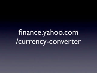 The accessibility features of Yahoo! Finance