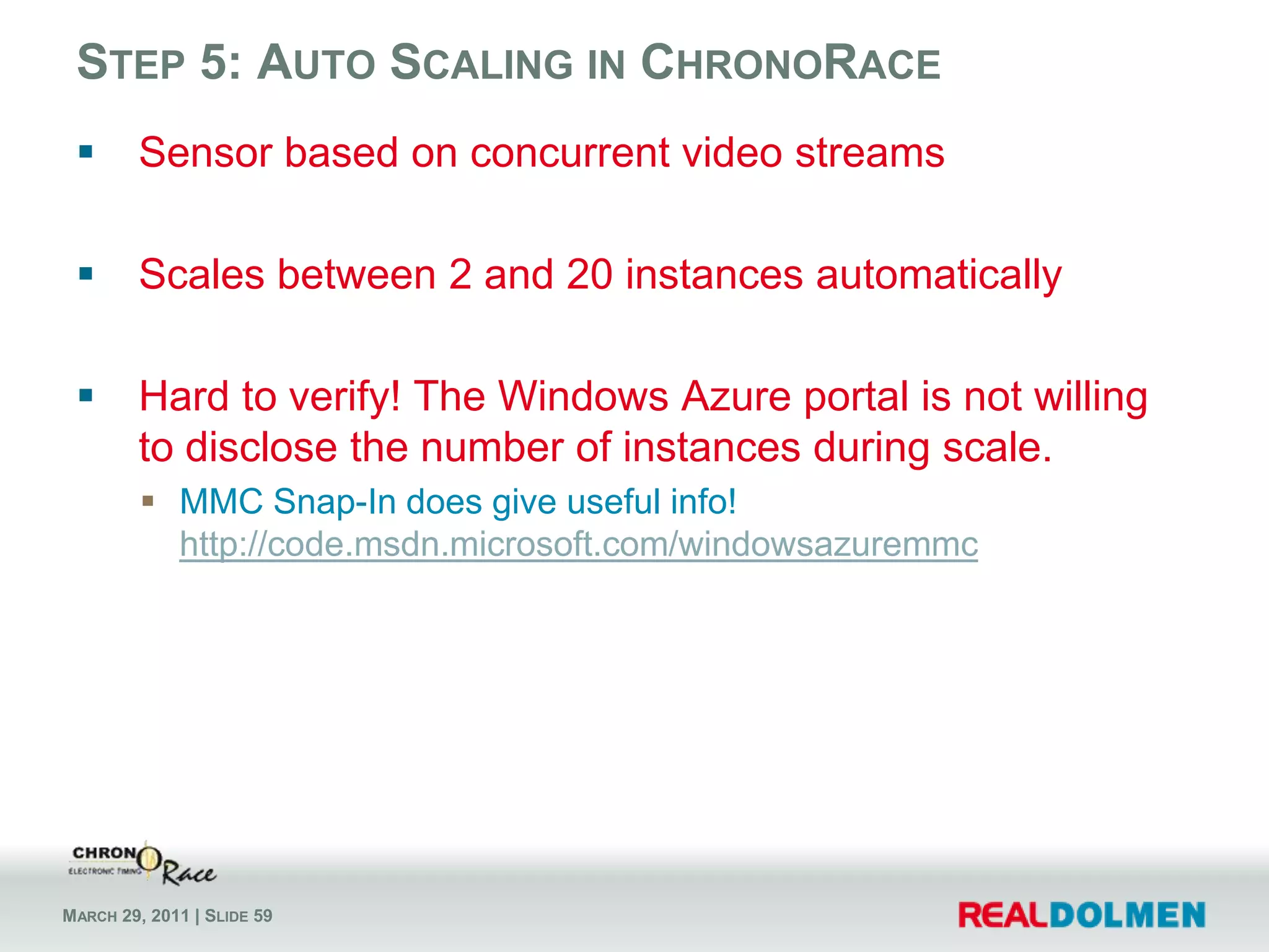 Step 1: Migrate toolsVS2005 Web Site projectMigrate to VS2010Migration took some timeAdd namespacesRestructure classesThrow out stuff that was no longer usedMigration allowed us to get a cleaner application